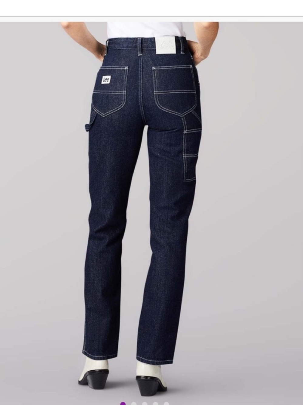 Lee Modern Vintage High Rise Dungaree Ankle